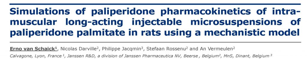 Poster presentation at PAGE 2018 (Montreux, Switzerland).