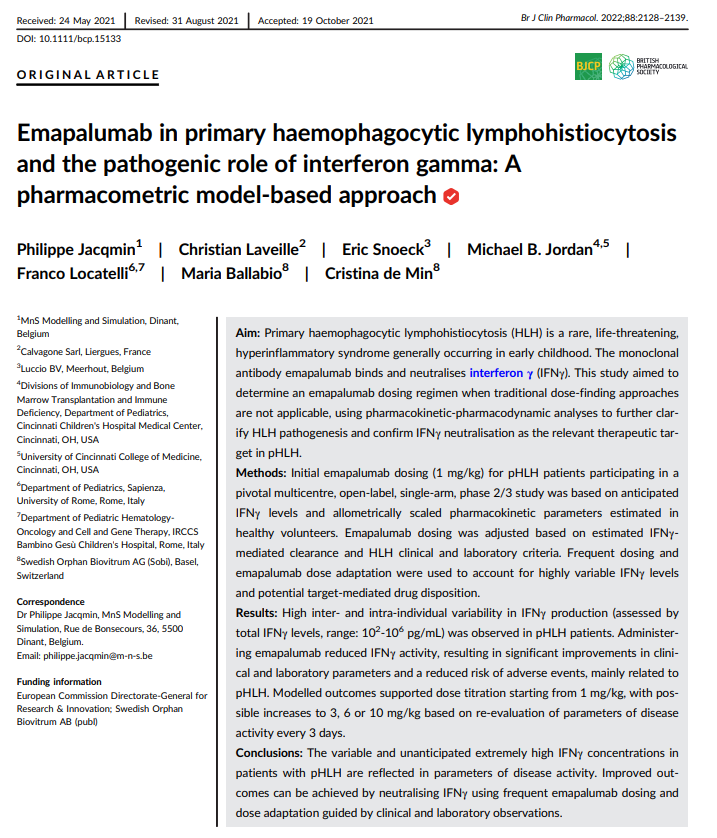 Jacqmin et al, br J Clin Pharmacol 2022